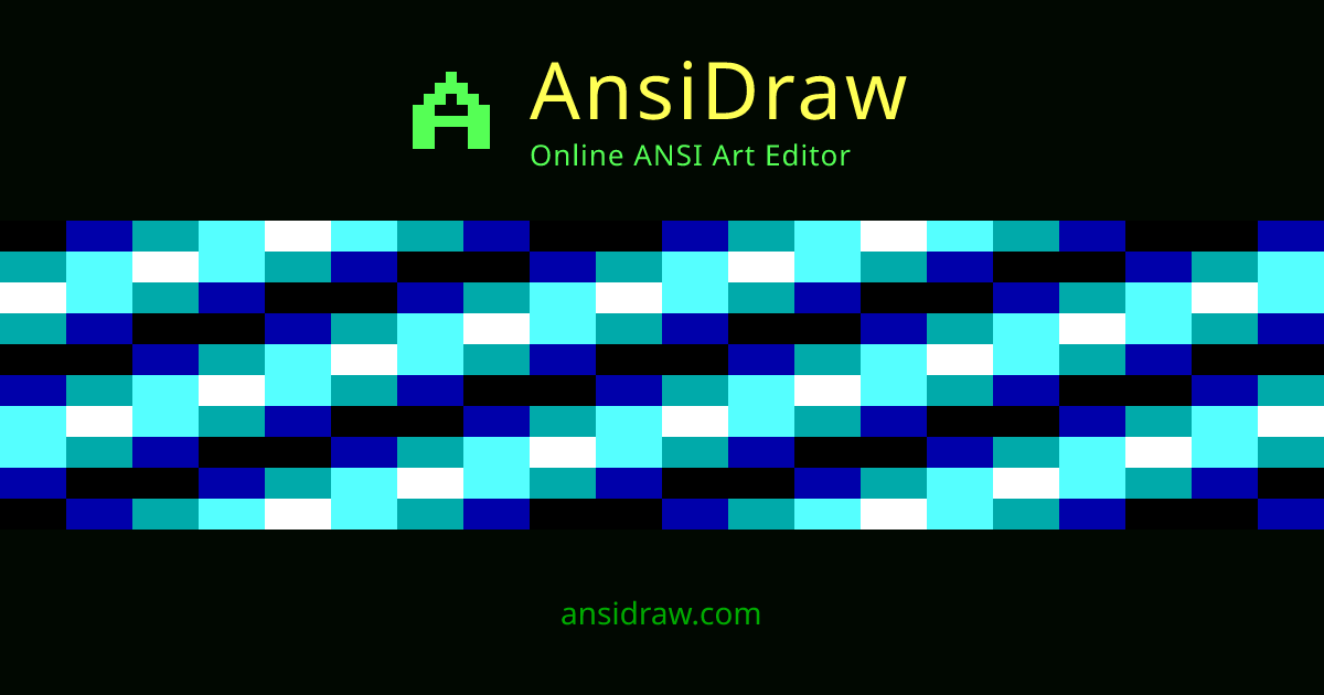 AnsiDraw Editor – Free Online ANSI Art Tool